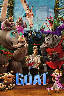 GOAT — the all-caps GOAT title over the animated hero on the GOAT poster.