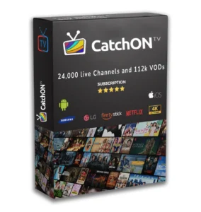 12 Months Catchon TV Subscription 3 connections